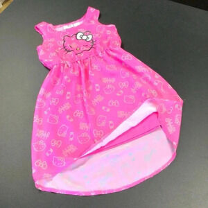 Girls Hello Kitty‎ sleeveless Dress Pink 6/6X